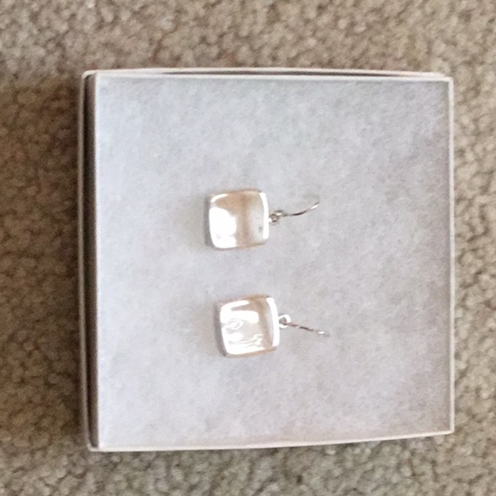 Simon Sebbag Sterling Silver Fish Hook Earrings. - image 1